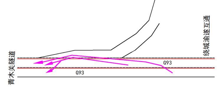 关于缓解g93渝遂高速出城方向青木关隧道处拥堵的建议