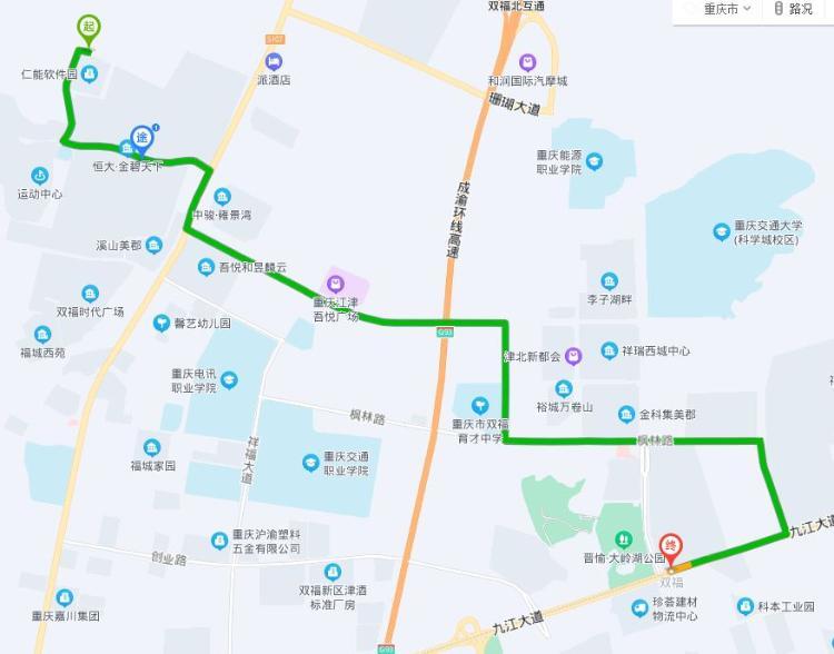 路公交车,方便恒大金碧天下片区居民接驳轨道交通江跳线(正文)750_588