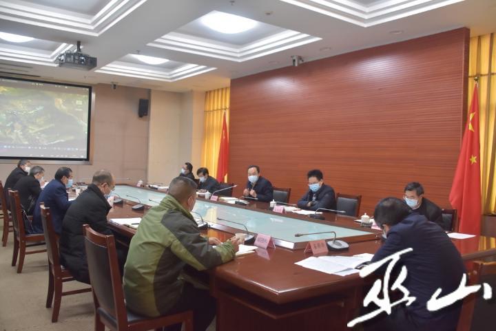 县领导王大昆,蹇兴银,陈恭福