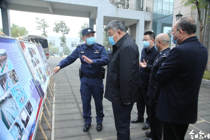 调研现场当天,郑立伟一行首先前往三江民警战训基地,慰问"全国优秀