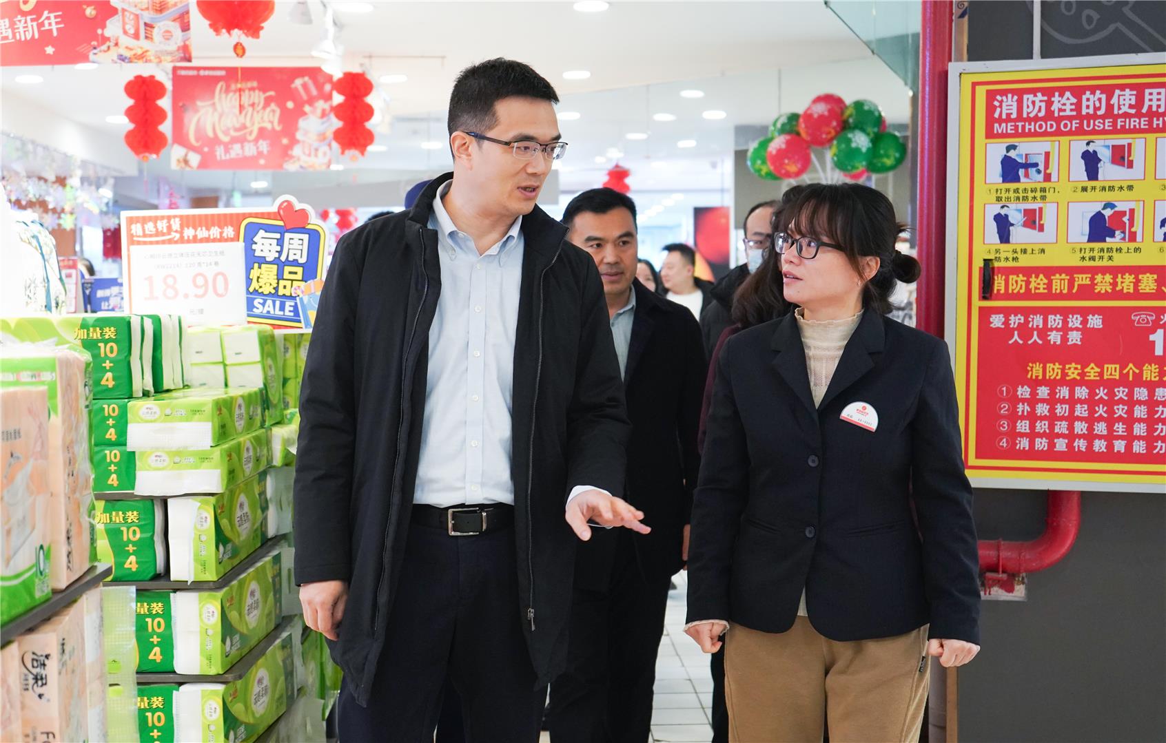 贾晖开展元旦节前慰问并督导安全生产工作