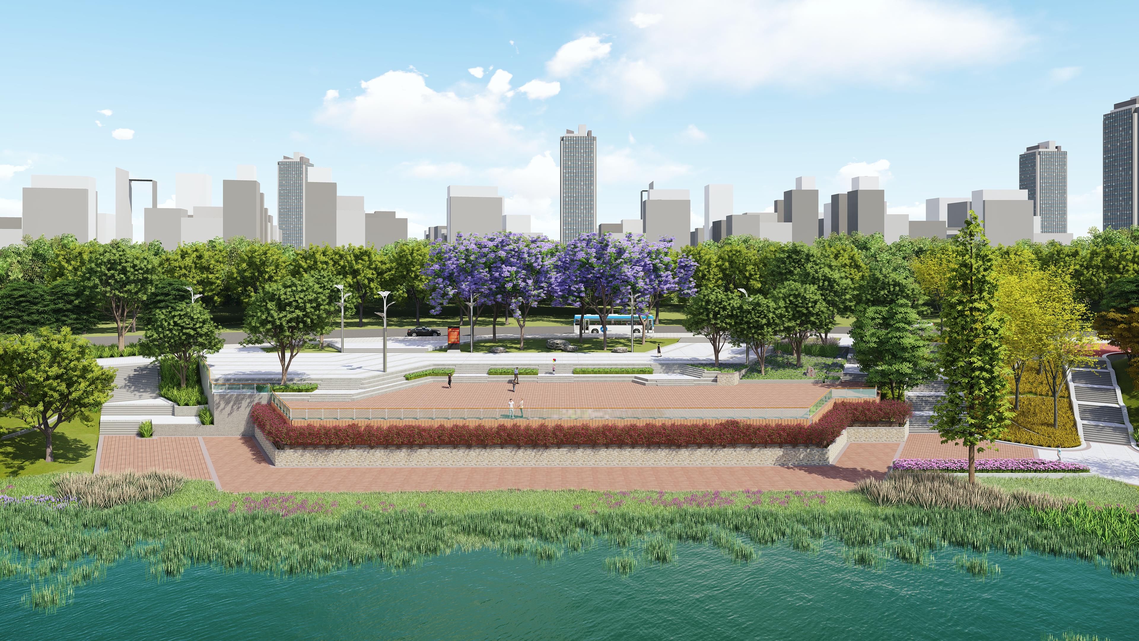 五云湖公园7月对外开放8万方湖水15万方绿地扮靓山水之城