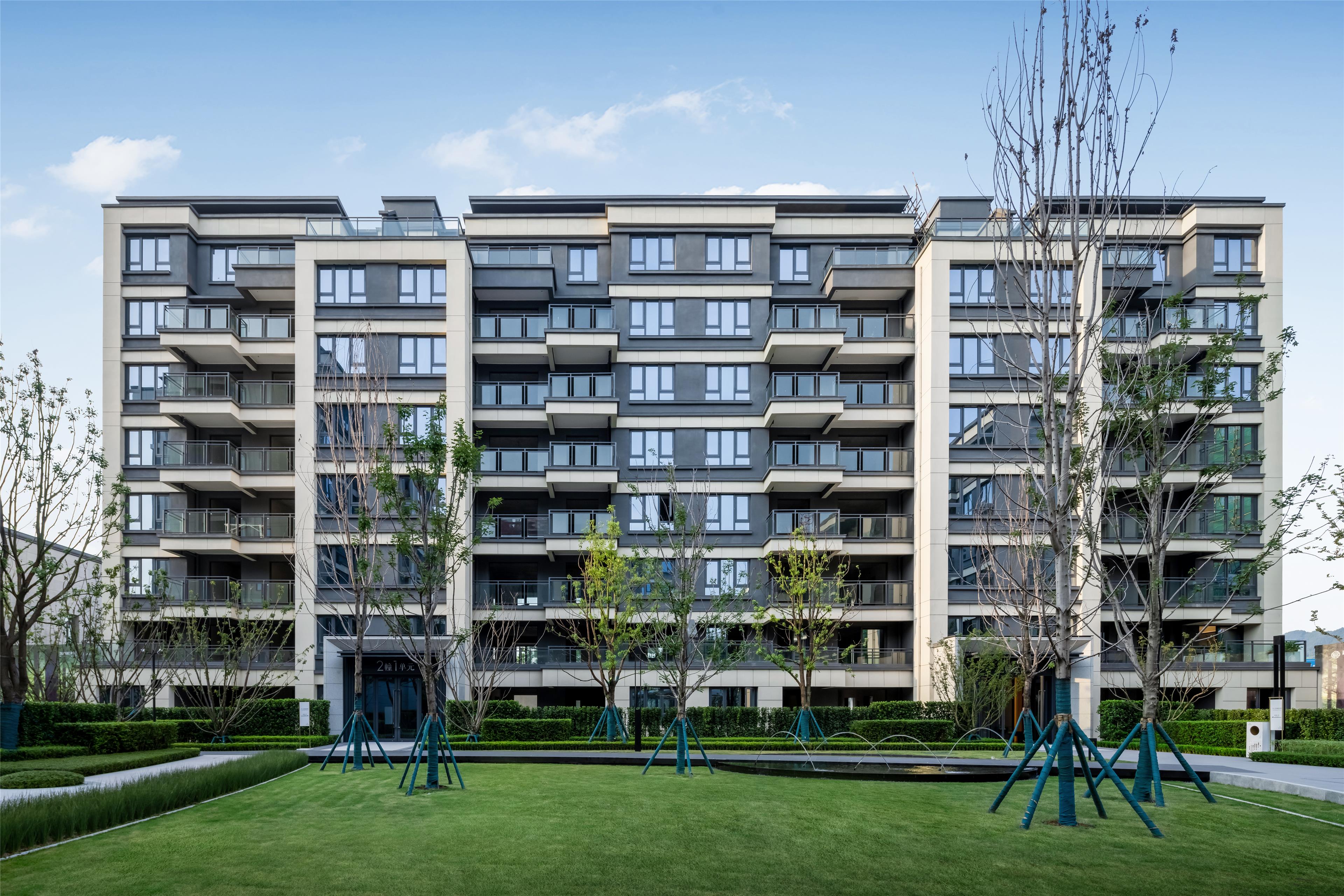 园区在建菁英小区实景图