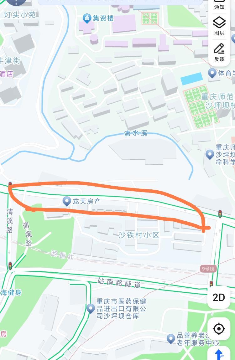 沙坪坝站地图图片