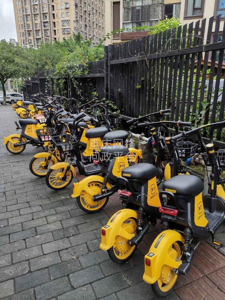 渝北区共享电动车乱停乱占问题严重-重庆网络问政平台