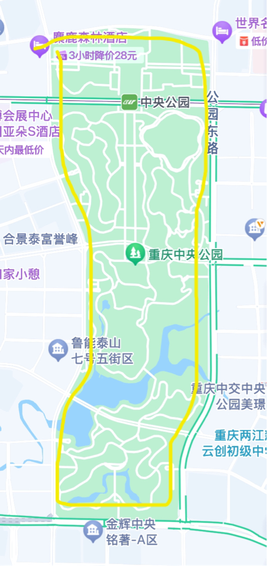 中央山公园二期地图图片