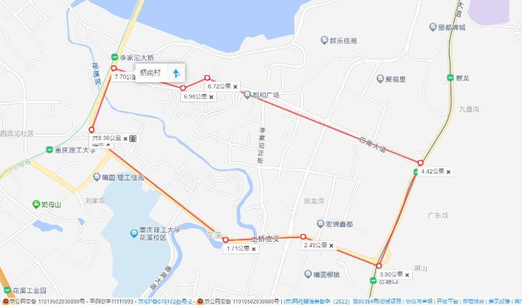 李家沱地图图片