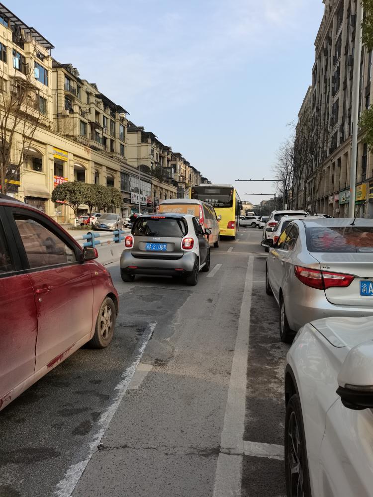 渝北区回兴街道松鹤路两侧违规施画停车位-重庆网络问政平台