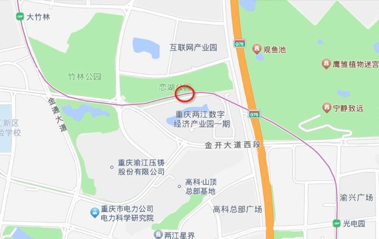 建议6号线新增在大竹林站和光电园站之间新增一站