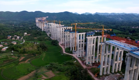 渝遂复线高速最新进展!小安溪河特大桥完成架梁总量近一半——铜梁网