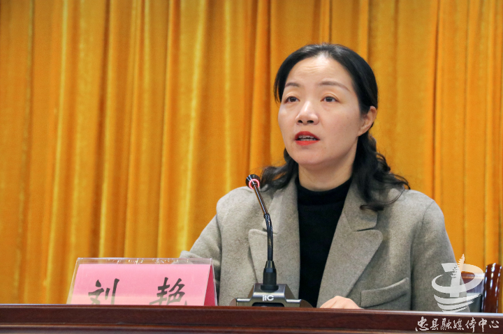 12月2日,县委常委,组织部部长刘艳在新时代基层干部主题培训推进会上
