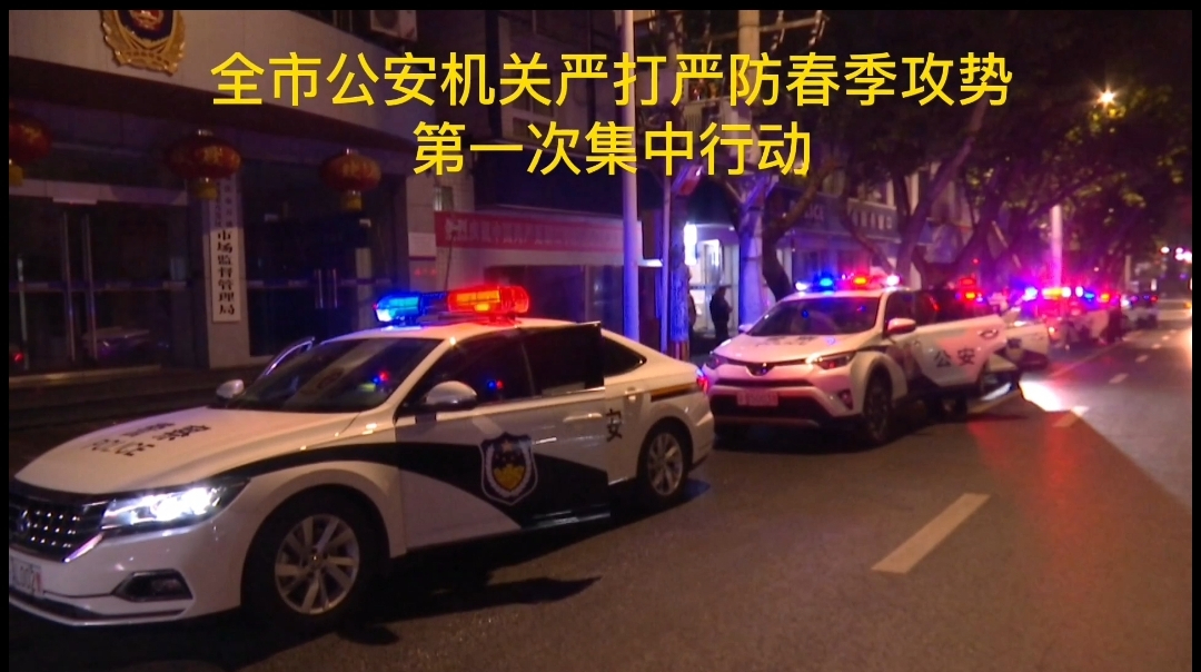 全市公安机关严打严防春季攻势第一次集中行动
