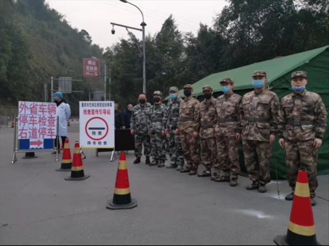 一品街道民兵助力疫情防控