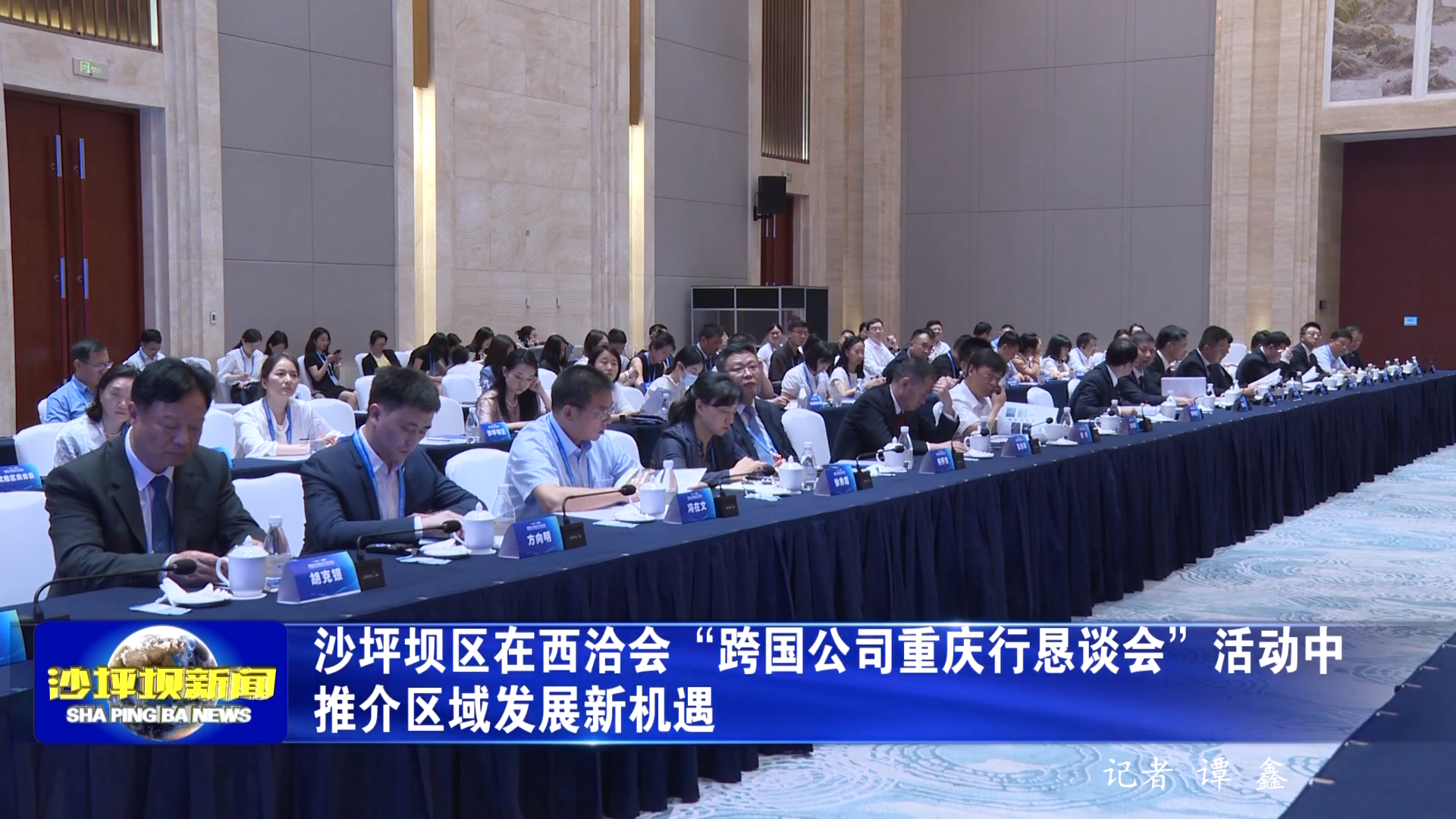 沙坪坝区在西洽会“跨国公司重庆行恳谈会”活动中推介区域发展新机遇