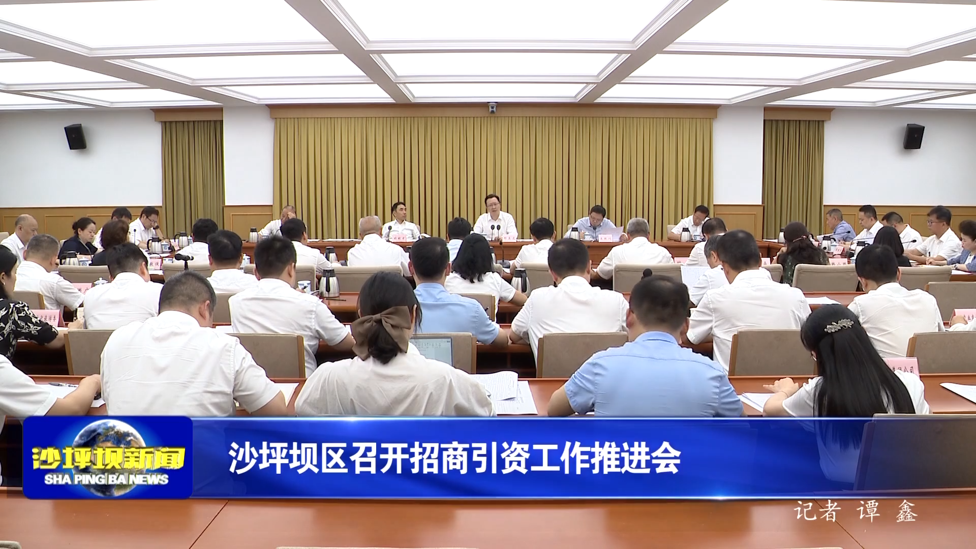 沙坪坝区召开招商引资工作推进会