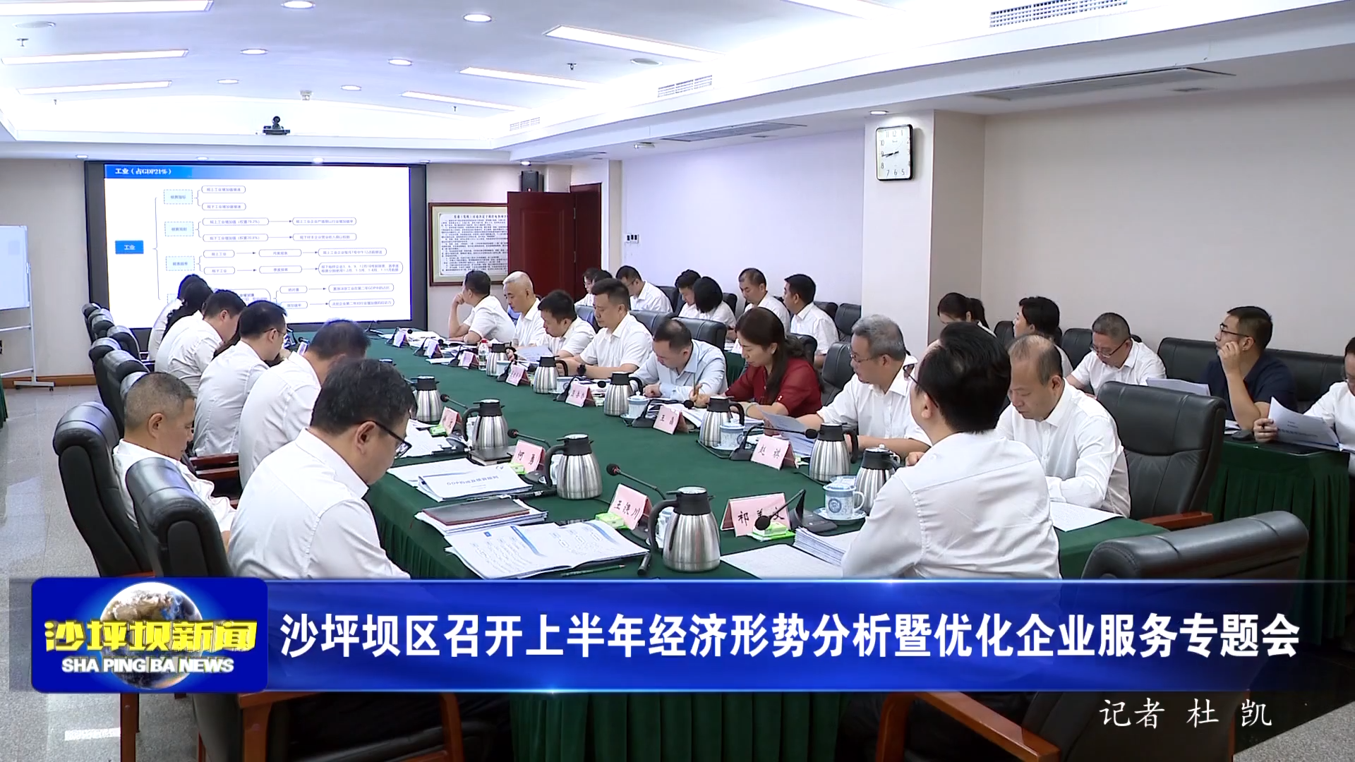 沙坪坝区召开上半年经济形势分析暨优化企业服务专题会
