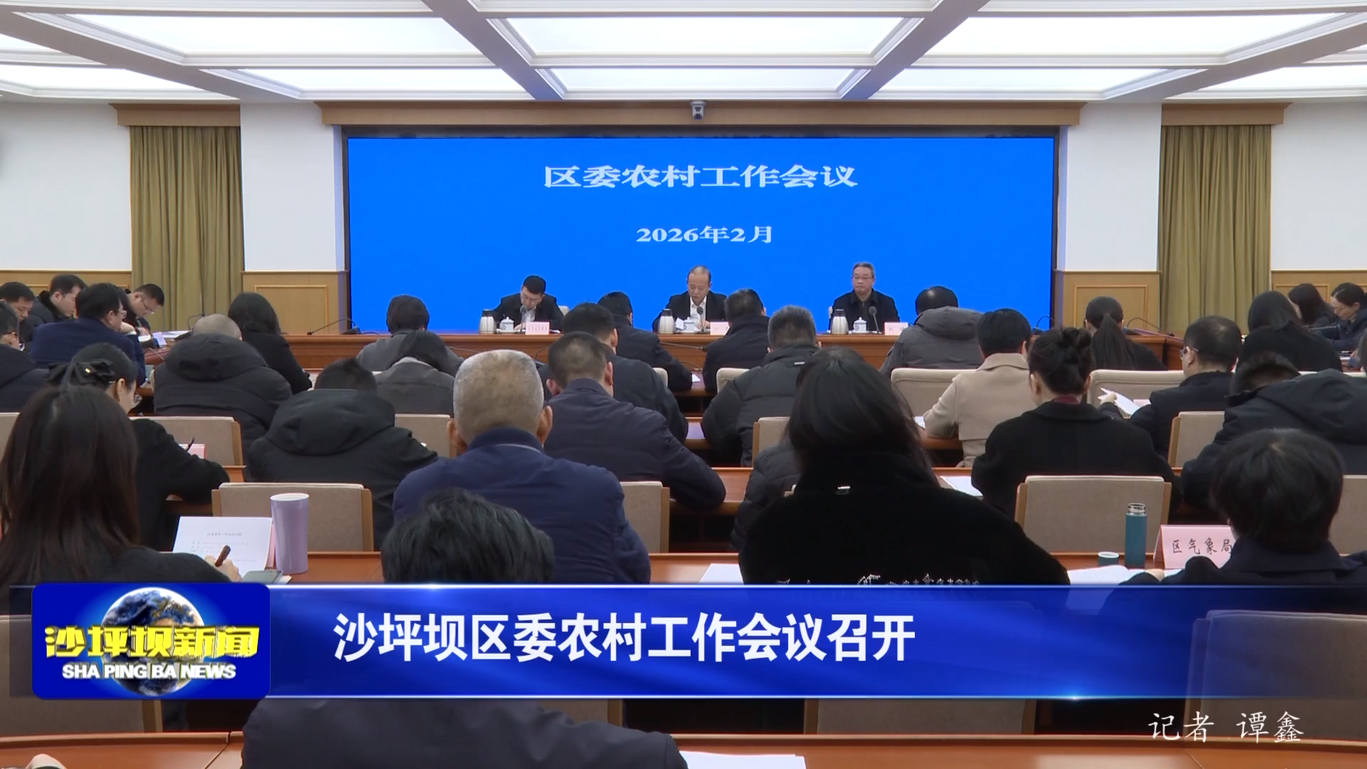 沙坪坝区委农村工作会议召开